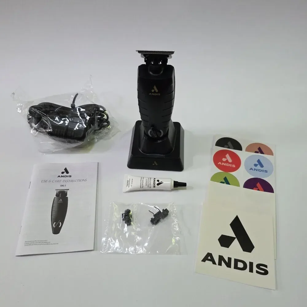 Andis GTX-EXO Cordless Trimmer T-Blade Battery Powered Gray Black Unisex